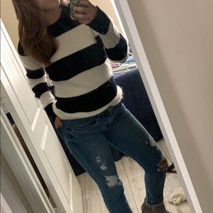 Banana Republic Striped Sweater - SO warm!